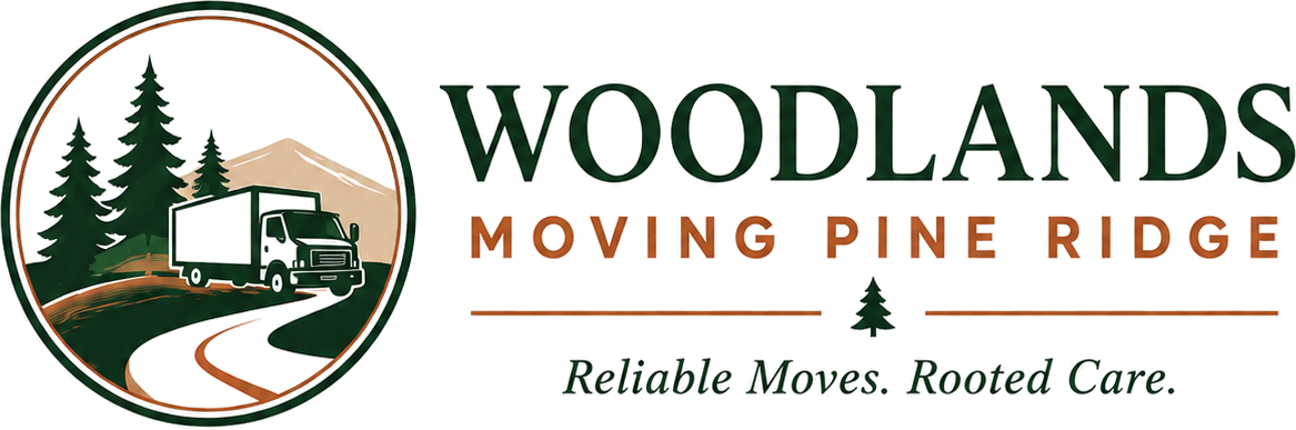 Woodlands Moving Pine Ridge logo